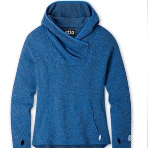 Stio Sweetwater Fleece Hoodie Blue NWT